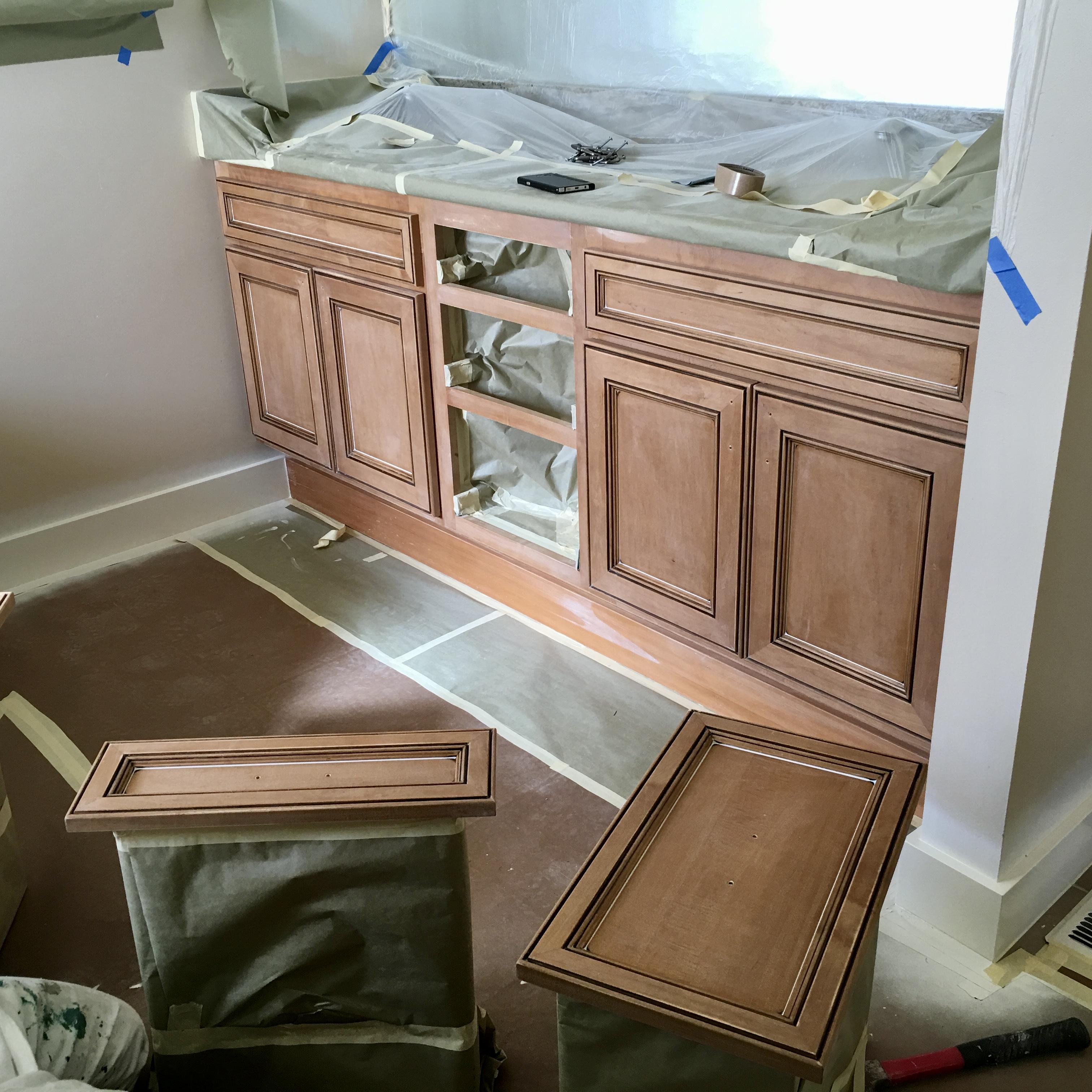 Cabinet refinishing image 4