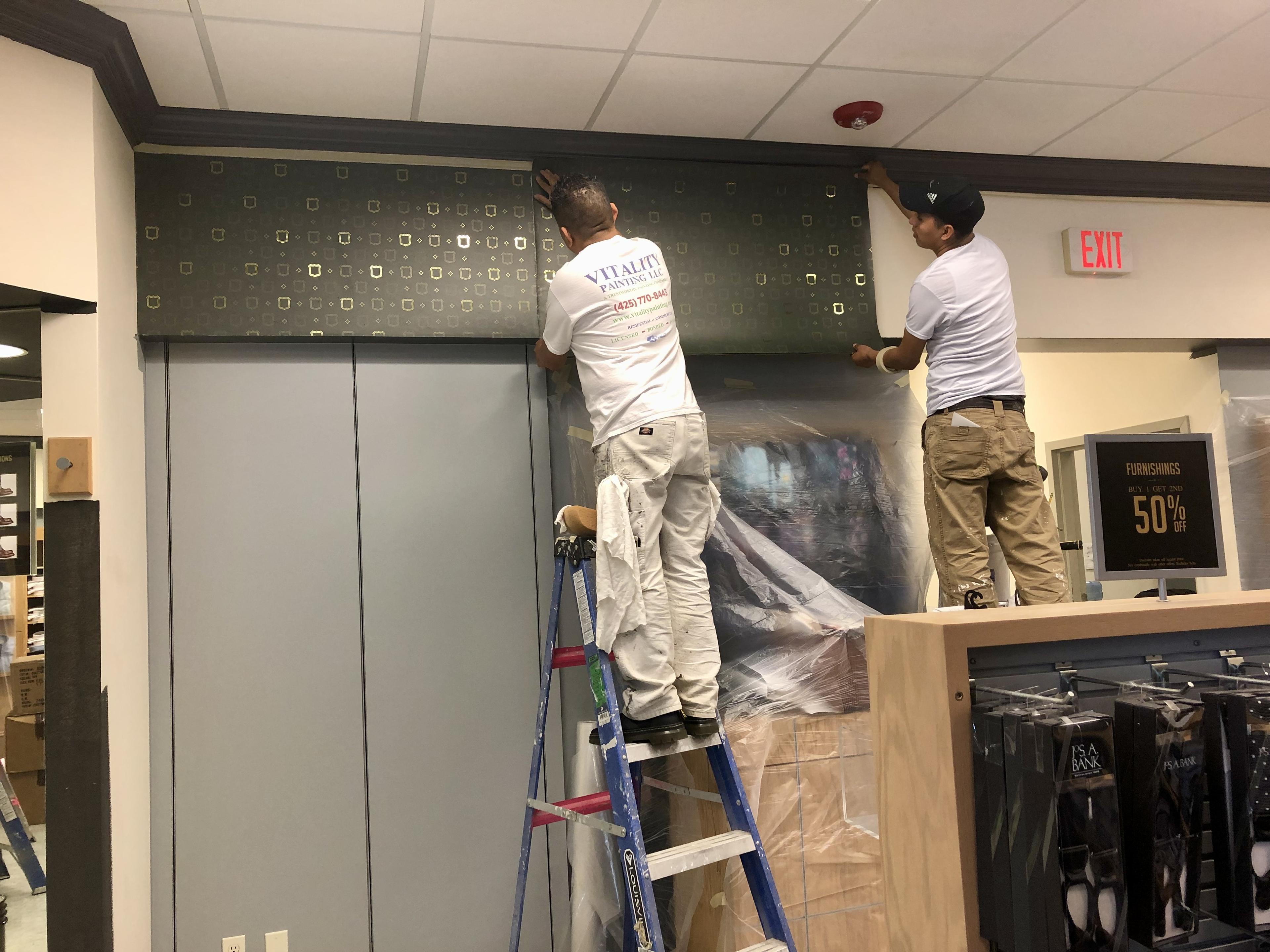 Wallpaper installation image 1